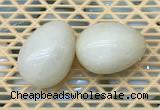 CDN335 35*50mm egg-shaped yellow jade decorations wholesale