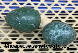 CDN352 35*50mm egg-shaped Qinghai jade decorations wholesale