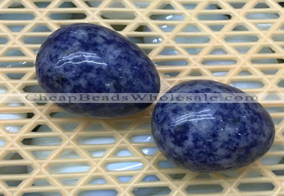 CDN365 35*50mm egg-shaped blue spot decorations wholesale