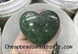 CDN40 40*45mm heart pyrite gemstone decorations