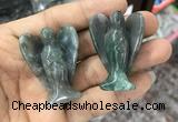 CDN475 30*40mm angel moss agate decorations wholesale