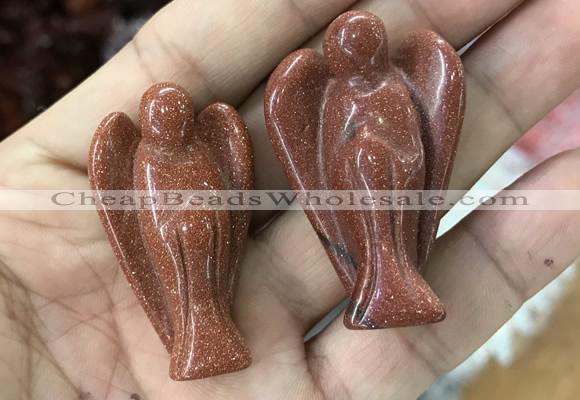 CDN478 30*40mm angel goldstone decorations wholesale