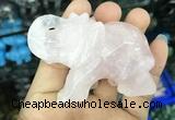 CDN510 33*65*45mm elephant rose quartz decorations wholesale