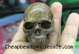 CDN558 35*50*40mm skull agate decorations wholesale