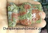 CDN578 35*50mm owl unakite decorations wholesale