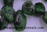 CDP75 15.5 inches 8*15mm - 10*20mm diopside chips gemstone beads