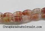 CDQ30 15.5 inches 6*10mm rice natural red quartz beads wholesale