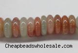 CDQ31 15.5 inches 4*14mm rondelle natural red quartz beads wholesale