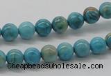 CDS02 16 inches 8mm round dyed serpentine jasper beads wholesale