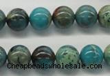 CDS08 16 inches 12mm round dyed serpentine jasper beads wholesale