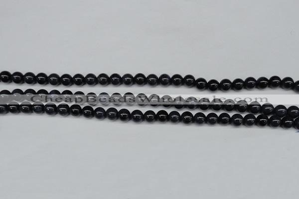 CDU101 15.5 inches 6mm round blue dumortierite beads wholesale