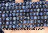 CDU351 15.5 inches 6mm round blue dumortierite beads wholesale