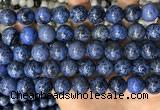 CDU370 15.5 inches 12mm round dumortierite gemstone beads