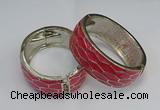 CEB139 25mm width gold plated alloy with enamel bangles wholesale