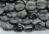 CEE15 15.5 inches 8*12mm oval eagle eye jasper beads wholesale