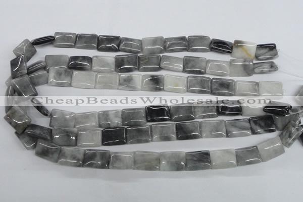 CEE210 15.5 inches 12*16mm rectangle eagle eye jasper beads