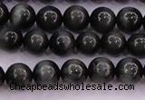 CEE502 15.5 inches 8mm round AAA grade green eagle eye jasper beads