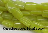 CEJ03 15.5 inches 10*14mm rectangle lemon jade beads wholesale