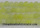 CEJ200 15.5 inches 4mm round lemon jade beads wholesale