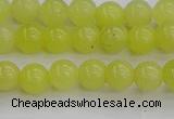 CEJ201 15.5 inches 6mm round lemon jade beads wholesale