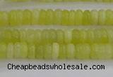 CEJ210 15.5 inches 2*4mm rondelle lemon jade beads wholesale