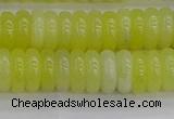 CEJ212 15.5 inches 3*8mm rondelle lemon jade beads wholesale