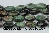 CEM11 15.5 inches 8*12mm oval emerald gemstone beads wholesale