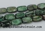 CEM17 15.5 inches 8*12mm rectangle emerald gemstone beads wholesale