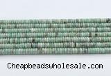 CEM70 15.5 inches 3.5*7mm rondelle emerald gemstone beads