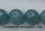 CEQ08 15.5 inches 18mm round blue sponge quartz beads wholesale