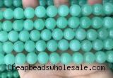 CEQ303 15.5 inches 10mm round green sponge quartz beads