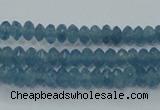 CEQ31 15.5 inches 2*4mm faceted rondelle blue sponge quartz beads