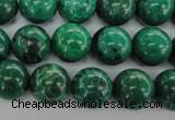 CFA75 15.5 inches 12mm round green chrysanthemum agate beads