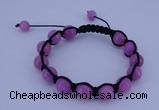 CFB500 10mm round candy jade beads adjustable bracelet wholesale