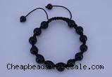 CFB503 10mm round candy jade beads adjustable bracelet wholesale