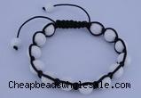 CFB505 10mm round candy jade beads adjustable bracelet wholesale