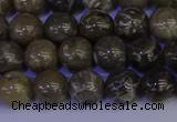 CFC212 15.5 inches 8mm round grey fossil coral beads wholesale