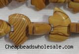 CFG795 12.5 inches 14*18mm carved animal grain stone beads