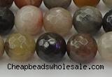 CFJ213 15.5 inches 10mm faceted round fancy jasper beads wholesale