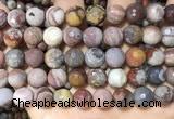 CFJ254 15.5 inches 12mm faceted round fantasy jasper beads wholesale