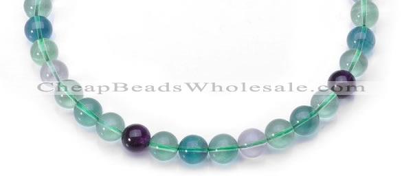 CFL04 AA grade 10mm round natural fluorite beads  Wholesale