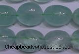 CFL1080 15 inches 15*20mm nuggets green fluorite gemstone beads