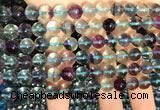 CFL1131 15.5 inches 8mm round fluorite gemstone beads wholesale