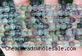 CFL1151 15.5 inches 6mm round fluorite gemstone beads