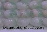 CFL1201 15.5 inches 8*12mm rice green fluorite gemstone beads