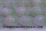 CFL1202 15.5 inches 10*14mm rice green fluorite gemstone beads