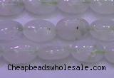 CFL1216 15.5 inches 8*12mm oval green fluorite gemstone beads