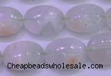 CFL1218 15.5 inches 12*16mm oval green fluorite gemstone beads