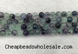 CFL1452 15.5 inches 8mm round fluorite beads wholesale