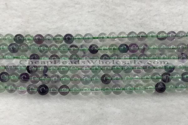 CFL1460 15.5 inches 4mm round A grade fluorite gemstone beads